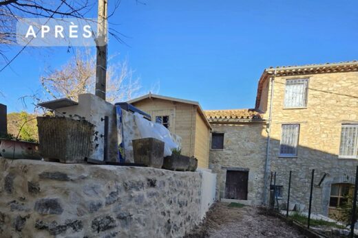 Réhabilitation complète d’un bâti ancien en pierre à Fayence dans le Var